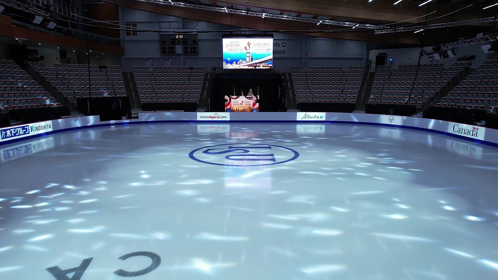 Winsport Arena Interior Drone Footage - Calgary Alberta
